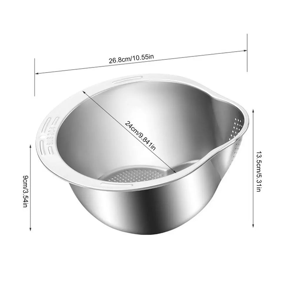 Stainless Steel Multi-Functional Washing Basket! (50% OFF Today!)