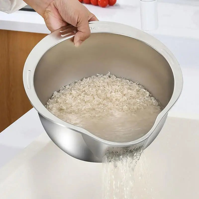 Stainless Steel Multi-Functional Washing Basket! (50% OFF Today!)