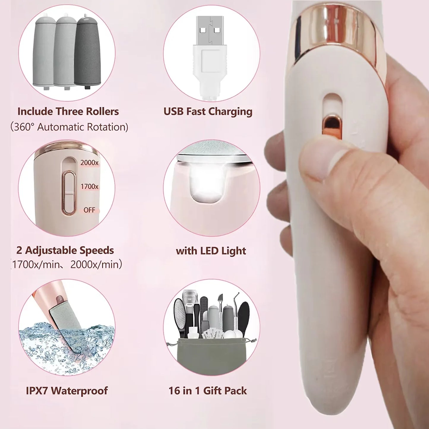 Electric Foot Callus Remover (50% OFF Today!)