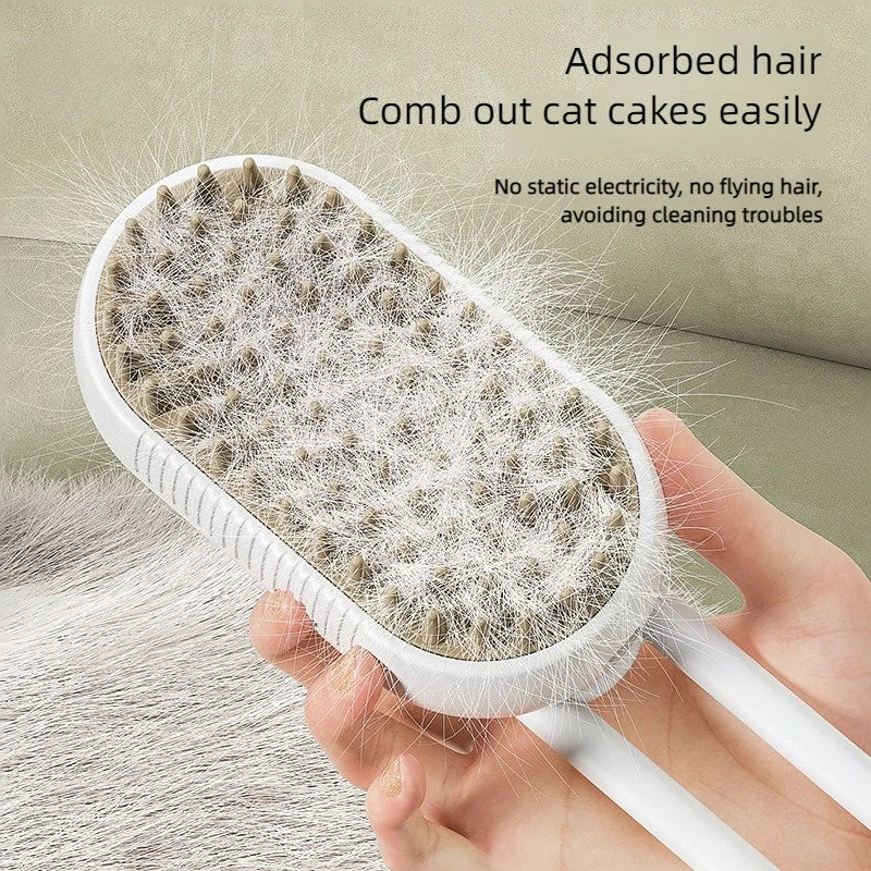 3 IN 1 PET STEAMY MASSAGE SPA BRUSH (50% OFF TODAY!)