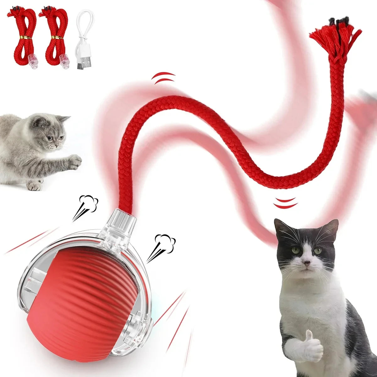 Funny Rechargeable Pet Ball Toy! (50% OFF Today)