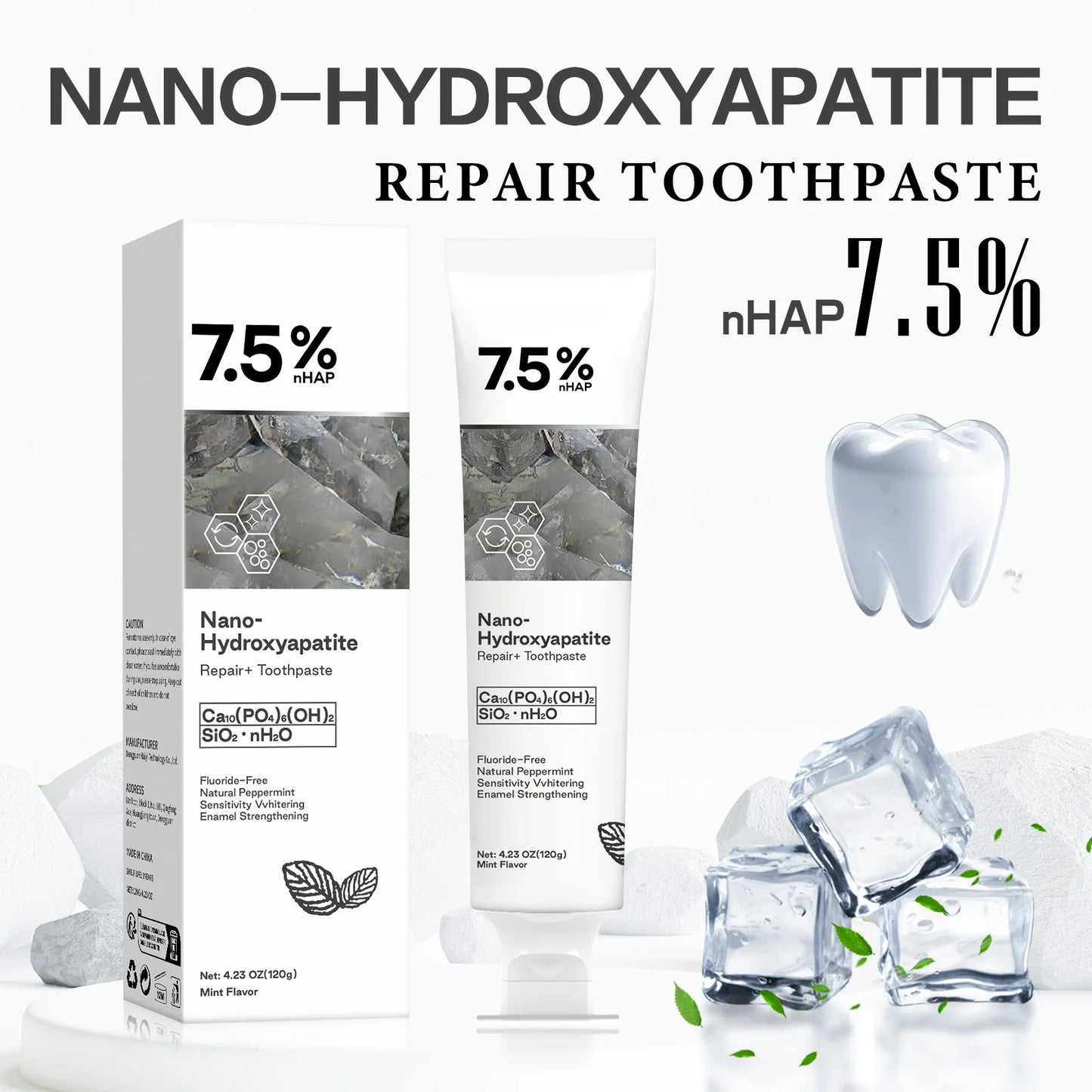 Fluoride-Free Hydroxyapatite Toothpaste (50% OFF Today!)