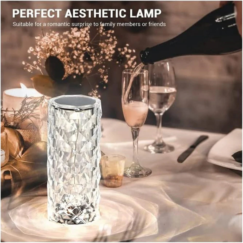 High Quality Rechargeable CrystalCove™ Table Lamp